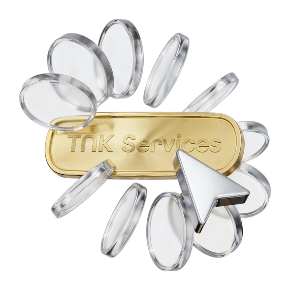 Графика с логотипом TNK Services